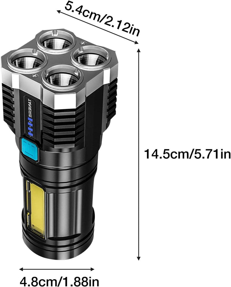 Linterna eléctrica alta luminosidad 4 modos